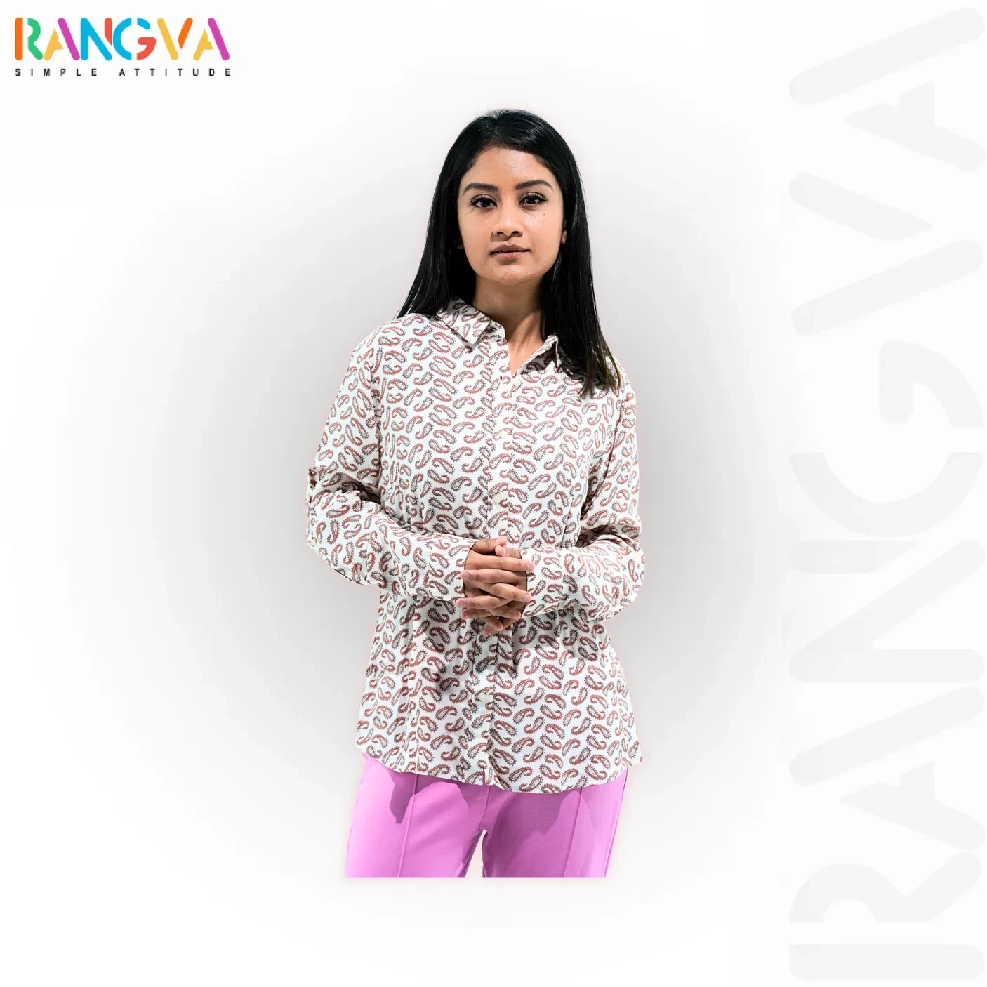 Rangva Women's Georgette Shirt