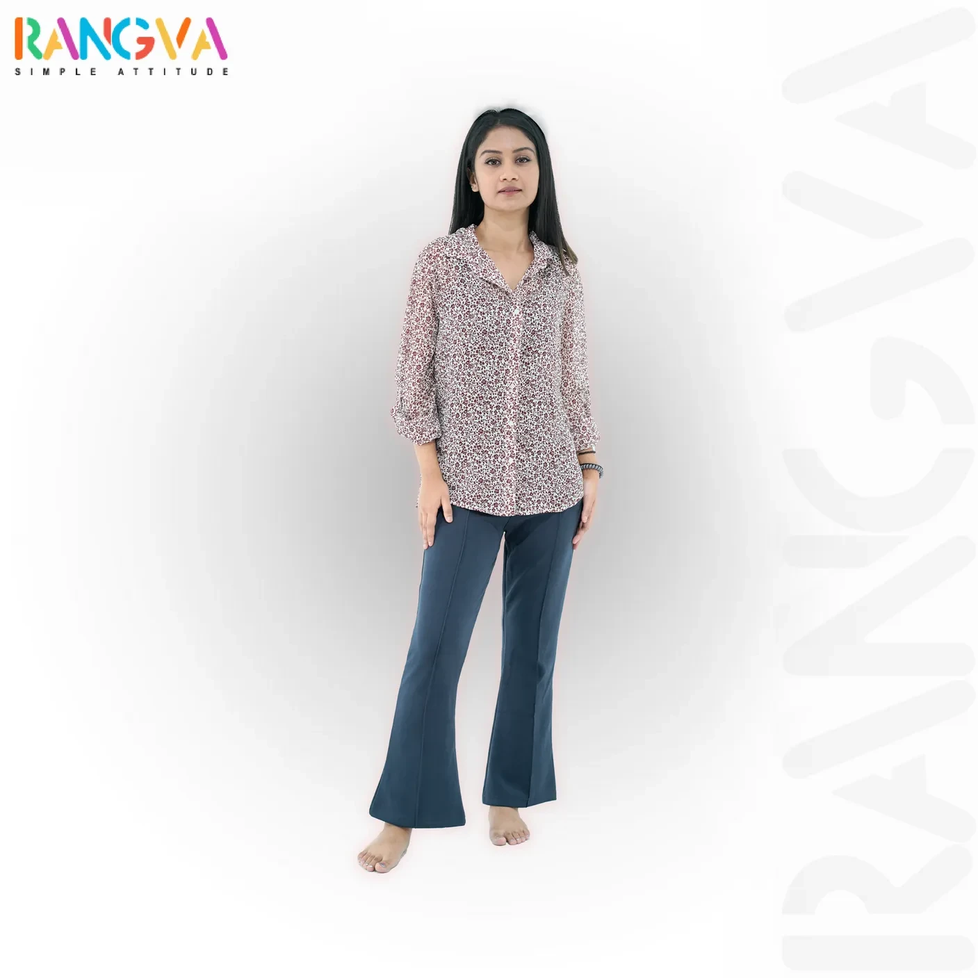 Rangva Women's Floral Printed Shirt