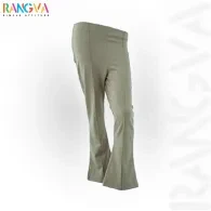 Serene Fit Flare Lounge (Fish Cut) Pants - Warm Gray