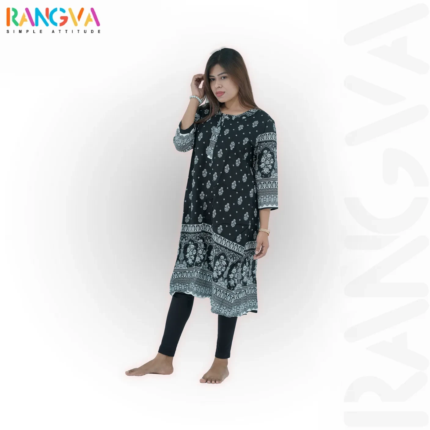 Women's Black Kurti