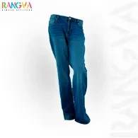 Classic Loose Fit Retro Blue Jeans