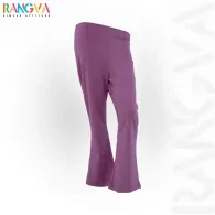 Serene Fit Flare Lounge (Fish Cut) Pants - Soft Purple