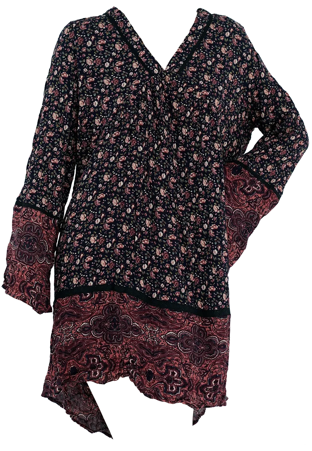 Floral Print Women's Kurti