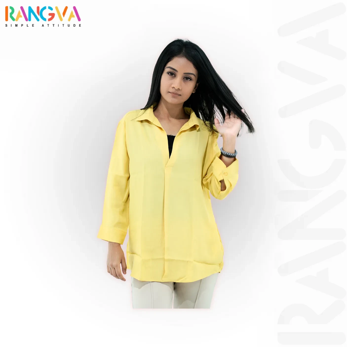 RANGVA Sunny Glow Cotton Shirt